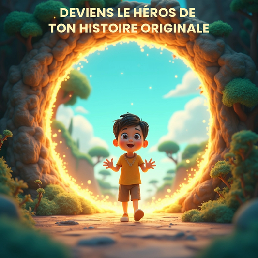dessin animé original personnalisé IA AI création originale
